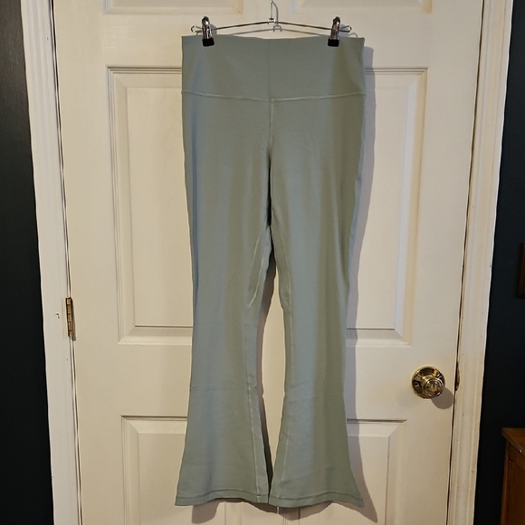 lululemon Align™ High-Rise Mini-Flare Pant Regular Light Green - Picture 1 of 7